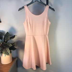 Light pink skater dress